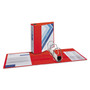 Avery Heavy-Duty View Binder with DuraHinge and Locking One Touch EZD Rings, 3 Rings, 5" Capacity, 11 x 8.5, Red View Product Image