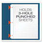 Oxford Twin-Pocket Folders with 3 Fasteners, 0.5" Capacity, 11 x 8.5, Blue, 25/Box View Product Image