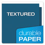 Oxford Twin-Pocket Folders with 3 Fasteners, 0.5" Capacity, 11 x 8.5, Blue, 25/Box View Product Image