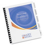 Avery Print and Apply Index Maker Clear Label Unpunched Dividers, 5-Tab, 11 x 8.5, White, 5 Sets View Product Image