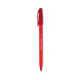 Paper Mate InkJoy 100 Ballpoint Pen, Stick, Medium 1 mm, Red Ink, Translucent Red Barrel, Dozen (PAP1951255) View Product Image