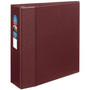 Avery Heavy-Duty Non-View Binder with DuraHinge and Locking One Touch EZD Rings, 3 Rings, 4" Capacity, 11 x 8.5, Maroon View Product Image