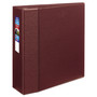 Avery Heavy-Duty Non-View Binder with DuraHinge and Locking One Touch EZD Rings, 3 Rings, 4" Capacity, 11 x 8.5, Maroon View Product Image