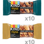 KIND Minis, Dark Chocolate Nuts and Sea Salt/Caramel Almond and Sea Salt, 0.7 oz, 20/Pack (KND27964) View Product Image