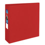 Avery Heavy-Duty Non-View Binder with DuraHinge and Locking One Touch EZD Rings, 3 Rings, 3" Capacity, 11 x 8.5, Red View Product Image