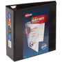 Avery Heavy-Duty View Binder with DuraHinge and Locking One Touch EZD Rings, 3 Rings, 4" Capacity, 11 x 8.5, Black View Product Image