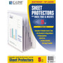 C-Line Sheet Protectors with Index Tabs, Heavy, Clear Tabs, 2", 11 x 8.5, 5/Set View Product Image