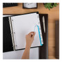 Avery Print and Apply Index Maker Clear Label Dividers, Big Tab, 5-Tab, White Tabs, 11 x 8.5, White, 1 Set View Product Image