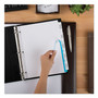Avery Print and Apply Index Maker Clear Label Dividers, Big Tab, 5-Tab, White Tabs, 11 x 8.5, White, 1 Set View Product Image