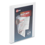Avery Heavy-Duty View Binder with DuraHinge and One Touch Slant Rings, 3 Rings, 0.5" Capacity, 11 x 8.5, White View Product Image