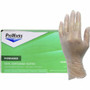ProWorks Vinyl Powdered Industrial Gloves - 3 mil Thickness x 9" Glove Length - Small Size - Vinyl - Clear - Powdered, Non-sterile Product Image 