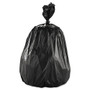 Boardwalk Recycled Low-Density Polyethylene Can Liners, 60 gal, 1.6 mil, 38" x 58", Black, 10 Bags/Roll, 10 Rolls/Carton (BWK523) View Product Image
