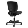 HON Volt Chair - Black Seat Color - Black Back Color - Fabric Back Material - Black Frame Color - Low Back Product Image 