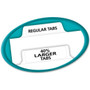 Avery Print and Apply Index Maker Clear Label Dividers, Big Tab, 5-Tab, White Tabs, 11 x 8.5, White, 5 Sets (AVE11492) View Product Image