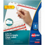 Avery Big Tab Clear Label Index Maker Dividers - 40 x Divider(s) - Print-on Tab(s) - 8 - 8 Tab(s)/Set - 8.5" Divider Width x 11" Divider Length Product Image 