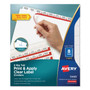 Avery Big Tab Clear Label Index Maker Dividers - 40 x Divider(s) - Print-on Tab(s) - 8 - 8 Tab(s)/Set - 8.5" Divider Width x 11" Divider Length Product Image 