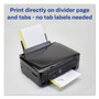 Avery Customizable Print-On Dividers, 3-Hole Punched, 5-Tab, 11 x 8.5, White, 25 Sets View Product Image