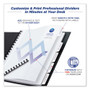 Avery Customizable Print-On Dividers, Unpunched, 5-Tab, 11 x 8.5, White, 5 Sets View Product Image