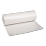 Boardwalk Recycled Low-Density Polyethylene Can Liners, 60 gal, 1.75 mil, 38" x 58", Clear, 10 Bags/Roll, 10 Rolls/Carton (BWK538) View Product Image