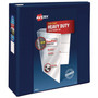 Avery Heavy-Duty View Binder with DuraHinge and Locking One Touch EZD Rings, 3 Rings, 4" Capacity, 11 x 8.5, Navy Blue View Product Image