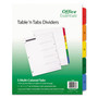Avery, Table 'N Tabs Numeric Dividers (AVE11667) View Product Image