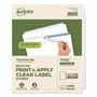 Avery Index Maker EcoFriendly Print and Apply Clear Label Dividers with White Tabs, 12-Tab, 11 x 8.5, White, 5 Sets View Product Image