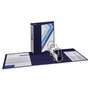 Avery Heavy-Duty View Binder with DuraHinge and Locking One Touch EZD Rings, 3 Rings, 5" Capacity, 11 x 8.5, Navy Blue View Product Image