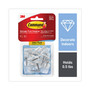 Command Clear Hooks and Strips, Small, Plastic/Metal, 0.5 lb, 9 Hooks and 12 Strips/Pack (MMM17067CLR9ES) View Product Image