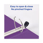 Avery Heavy-Duty View Binder with DuraHinge and Locking One Touch EZD Rings, 3 Rings, 4" Capacity, 11 x 8.5, Purple View Product Image
