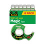 Scotch Magic Tape in Handheld Dispenser, 1" Core, 0.75" x 54.17 ft, Clear, 6/Pack View Product Image