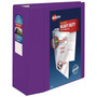 Avery Heavy-Duty View Binder with DuraHinge and Locking One Touch EZD Rings, 3 Rings, 5" Capacity, 11 x 8.5, Purple View Product Image