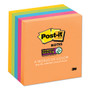 Post-it Notes Super Sticky Pads in Energy Boost Collection Colors, 3" x 3", 90 Sheets/Pad, 5 Pads/Pack (MMM6545SSUC) View Product Image