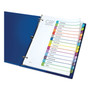 Avery Customizable TOC Ready Index Multicolor Tab Dividers, 15-Tab, 1 to 15, 11 x 8.5, White, Contemporary Color Tabs, 1 Set (AVE11845) View Product Image