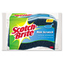Scotch-Brite Non-Scratch Multi-Purpose Scrub Sponge, 4.4 x 2.6, 0.8" Thick, Blue, 3/Pack (MMMMP38D) View Product Image