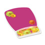 3M Fun Design Clear Gel Mouse Pad with Wrist Rest, 6.8 x 8.6, Daisy Design (MMMMW308DS) View Product Image