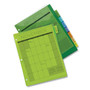 Avery Insertable Big Tab Plastic Dividers, 8-Tab, 11 x 8.5, Assorted, 1 Set View Product Image