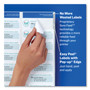 Avery Easy Peel White Address Labels w/ Sure Feed Technology, Inkjet Printers, 1 x 2.63, White, 30/Sheet, 25 Sheets/Pack View Product Image