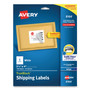 Avery Shipping Labels w/ TrueBlock Technology, Inkjet Printers, 3.33 x 4, White, 6/Sheet, 25 Sheets/Pack (AVE8164) View Product Image