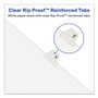 Avery-Style Preprinted Legal Bottom Tab Divider, 26-Tab, Exhibit H, 11 x 8.5, White, 25/PK (AVE11947) View Product Image