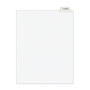 Avery-Style Preprinted Legal Bottom Tab Divider, 26-Tab, Exhibit K, 11 x 8.5, White, 25/PK View Product Image