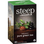 Steep by Bigelow Organic Pure Green Tea Bag - Green Tea - 20 Teabag Product Image 