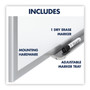 Quartet Classic Series Total Erase Dry Erase Boards, 60" x 36", White Surface, Anodized Aluminum Frame View Product Image