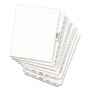 Avery-Style Preprinted Legal Bottom Tab Dividers, 26-Tab, Exhibit L, 11 x 8.5, White, 25/Pack (AVE12385) View Product Image