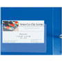 C-Line Self-Adhesive Business Card Holders, Top Load, 2 x 3.5, Clear, 10/Pack (CLI70257) View Product Image