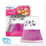BRIGHT Air Scented Oil Air Freshener Diffuser, Fresh Petals and Peach, Pink, 2.5 oz, 6/Carton (BRI900134CT) View Product Image