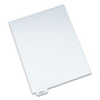 Avery-Style Preprinted Legal Bottom Tab Dividers, 26-Tab, Exhibit U, 11 x 8.5, White, 25/Pack View Product Image