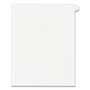 Avery Preprinted Legal Exhibit Side Tab Index Dividers, Allstate Style, 10-Tab, 1, 11 x 8.5, White, 25/Pack (AVE82199) View Product Image