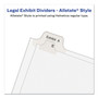 Avery Index Dividers, Side Tab 6 - 1/25 Cut, 8-1/2"x11", 25/PK, WE (AVE82204) View Product Image
