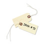 Avery Strung Shipping Tags, 11.5 pt Stock, 3.75 x 1.88, Manila, 1,000/Box (AVE12503) View Product Image