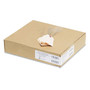 Avery Double Wired Shipping Tags, 11.5 pt Stock, 4.25 x 2.13, Manila, 1,000/Box (AVE12604) View Product Image